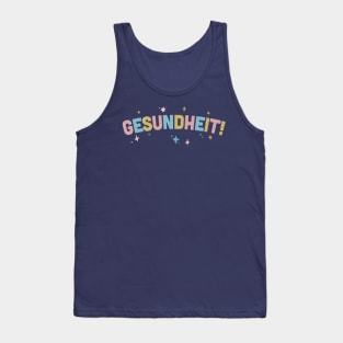 Gesundheit / Funny Type Design Tank Top